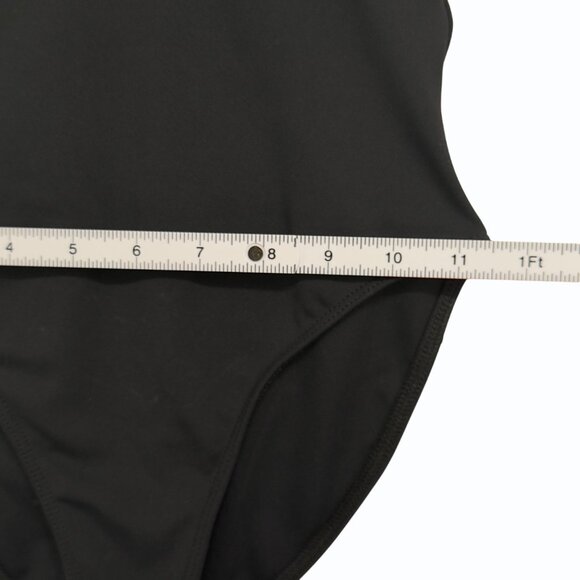 Heroine Sport Racing Bodysuit Womens XS Deep V Mesh Black Workout Swim‎ Capsule - Picture 9 of 11